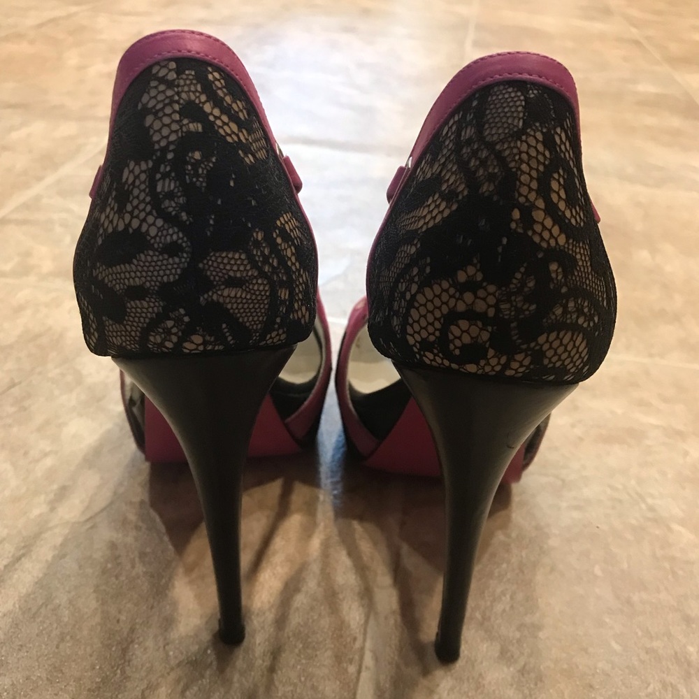 Peep Toe Platform Pump - image 4